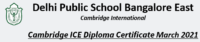 Cambridge ICE Diploma Certificate March 2021