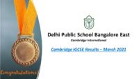 Cambridge IGCSE Results – March 2021